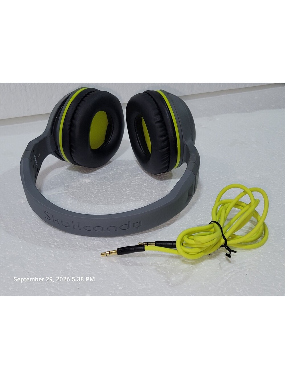 Skullcandy HESH Grey Wireless Bluetooth 3.5mm Foldable Headband Headphones